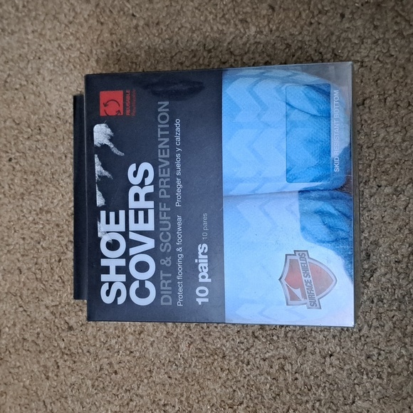 Reusable Shoe Blue Covers 10 pairs NWT - Picture 2 of 8